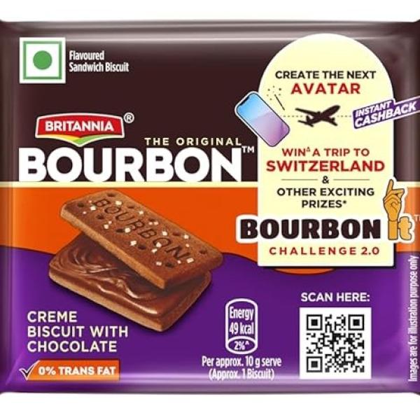 Britannia Bourbon Chocolate Cream Biscuit